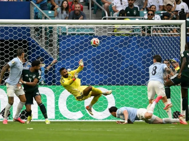 saudi arabia s goalkeeper mohammed al owaisclears the ball during the 2026 world cup group h match photo afp saudi arabia s goalkeeper mohammed al owaisclears the ball during the 2026 world cup group h match photo afp