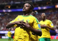 teboho mokoena s penalty earned a 1 1 draw for south africa photo afp