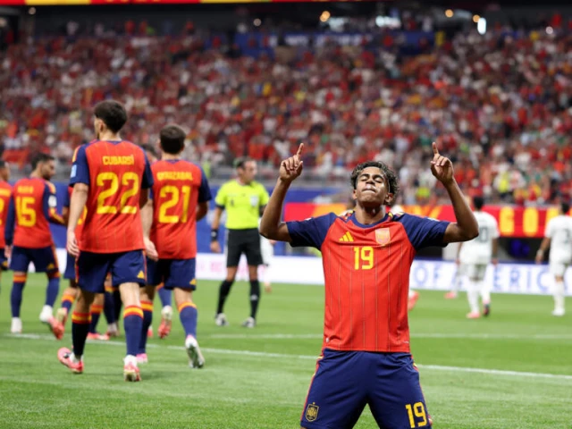 lamine yamal scored spain s first goal of the 2026 world cup photo afp lamine yamal scored spain s first goal of the 2026 world cup photo afp