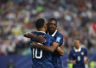 kylian mbappe and ousmane demb l celebrate france s third goal photo afp