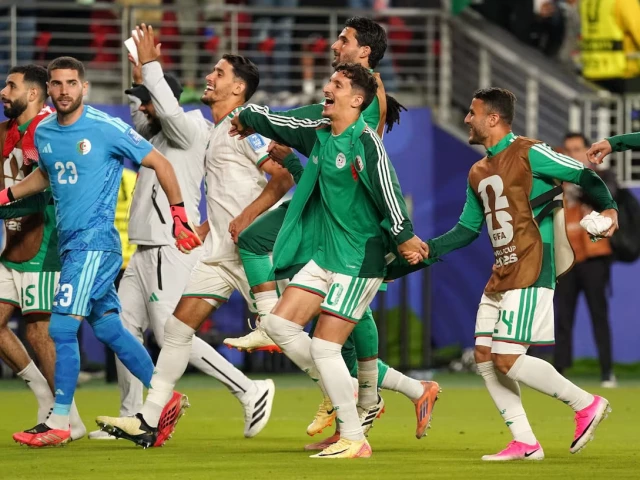 algeria players celebrate after the match photo reuters algeria players celebrate after the match photo reuters