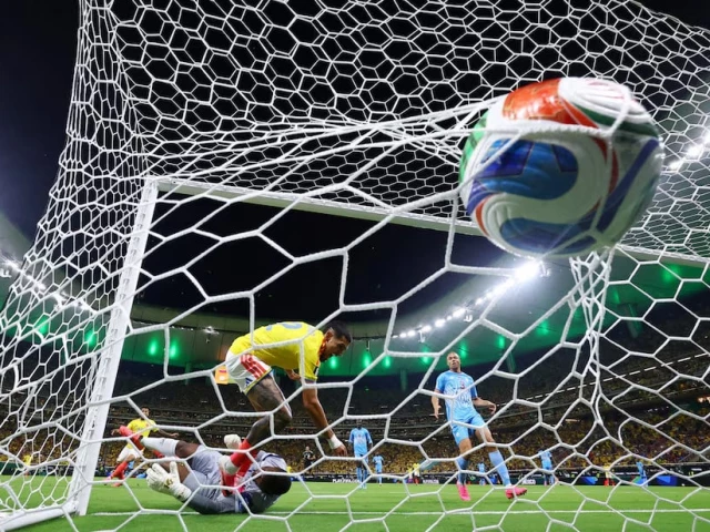 colombia s daniel munoz scores a goal that was later disallowed photo reuters colombia s daniel munoz scores a goal that was later disallowed photo reuters