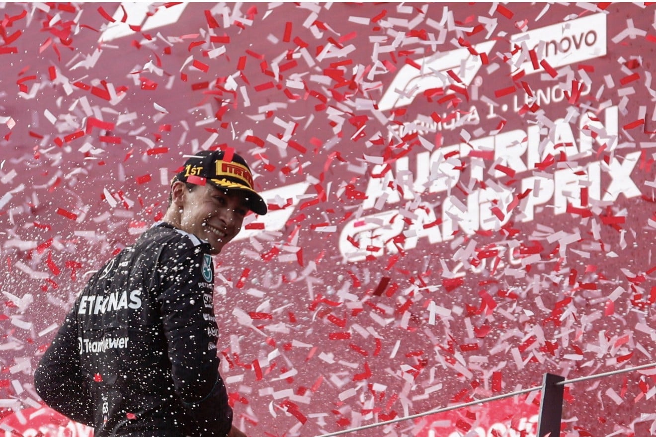 Russell wins Austrian Grand Prix for Mercedes