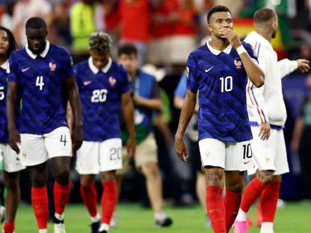 france suffered a shocking 2 0 defeat against spain in the fifa world cup semifinal photo reuters france suffered a shocking 2 0 defeat against spain in the fifa world cup semifinal photo reuters