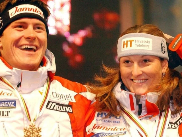 the croatian world champion sibling duo janicaand ivica kostelic photo afp the croatian world champion sibling duo janicaand ivica kostelic photo afp