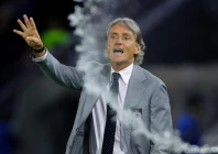 roberto mancini had been coaching qatari club al sadd photo afp file