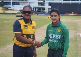 pakistan women s captain muneeba ali and sri lanka women s captain chamari athapaththu are posing ahead of the first t20i