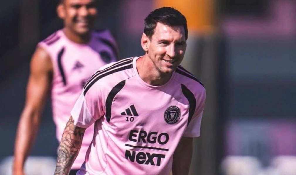 messi returns to miami training