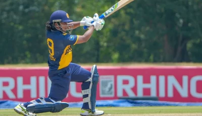 imesha dulani hit 17 fours and a six in her innings photo icc