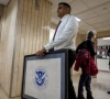 a person carries a framed logo of u s department of homeland security in the hallway of us immigration court in manhattan in new york city u s january 13 2026 photo reuters