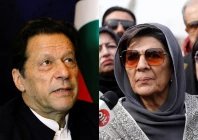 a combination of photos shows pakistan tehreek e insaf chairman and former prime minister imran khan and his sister aleema khan photos reuters file