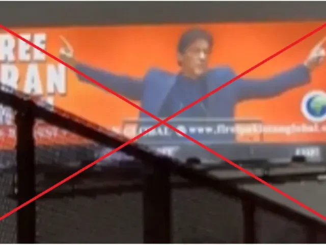Fact check: Viral video doesn't show recent 'Free Imran Khan' billboard in US; it's old from Oct 2025