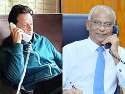 imran woos maldives leader with message of joint covid fight imran woos maldives leader with message of joint covid fight