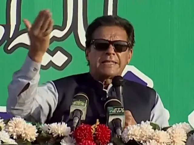 pm imran khan addressing rally screengrab pm imran khan addressing rally screengrab
