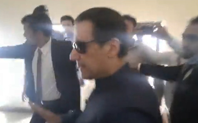 pti chief imran khan is appearing before supreme court in islamabad on may 11 2023 screengrab