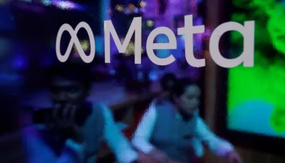 people are seen behind a logo of meta platforms during a conference in mumbai india september 20 2023 photo reuters