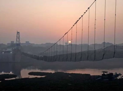 indian suspension bridge collapses for a second time