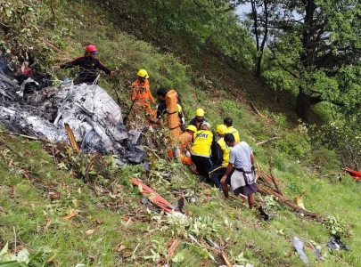 six killed in helicopter crash in indian himalayan state ani says