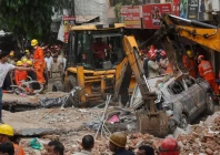 emergency personnel inspect the site and look for survivors after a building collapsed in new delhi india september 6 2026 photo reuters file