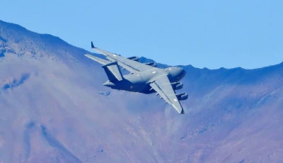 video grab shows c 130 plane near mudh nyoma air force base photo reuters video grab shows c 130 plane near mudh nyoma air force base photo reuters