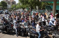 people queue to fill petrol in their two wheelers with concerns over potential supply disruptions but authorities say there are no shortages amid the ongoing us israeli conflict with iran in ahmedabad india march 23 2026 photo reuters people queue to fill petrol in their two wheelers with concerns over potential supply disruptions but authorities say there are no shortages amid the ongoing us israeli conflict with iran in ahmedabad india march 23 2026 photo reuters