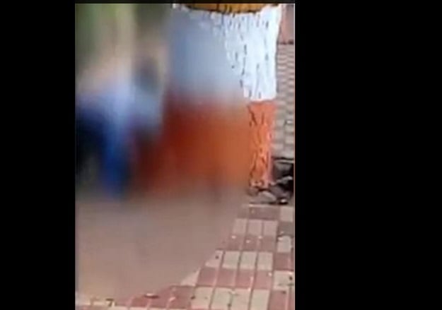 Horrifying: Video shows several people casually walking by as the woman is being raped. PHOTO: ONLINE