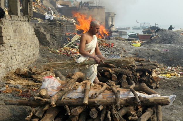 Hindus believe that dying in Varanasi in India releases them from the eternal cycle of life and death reincarnation. PHOTO: AFP