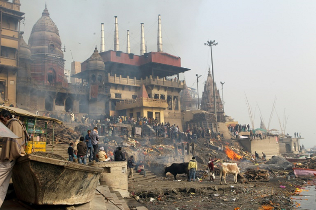 The Kashi Labh Mukti Bhawan, or Salvation House, in India's Varanasi is a guest house reserved for those with only a few days to live. PHOTO: AFP