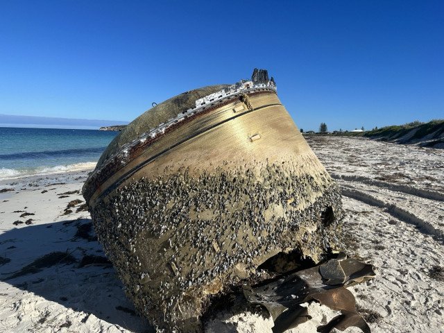 the australian space agency says the object was most likely debris from an expended third stage of a polar satellite launch vehicle photo twitter ausspaceagency the australian space agency says the object was most likely debris from an expended third stage of a polar satellite launch vehicle photo twitter ausspaceagency
