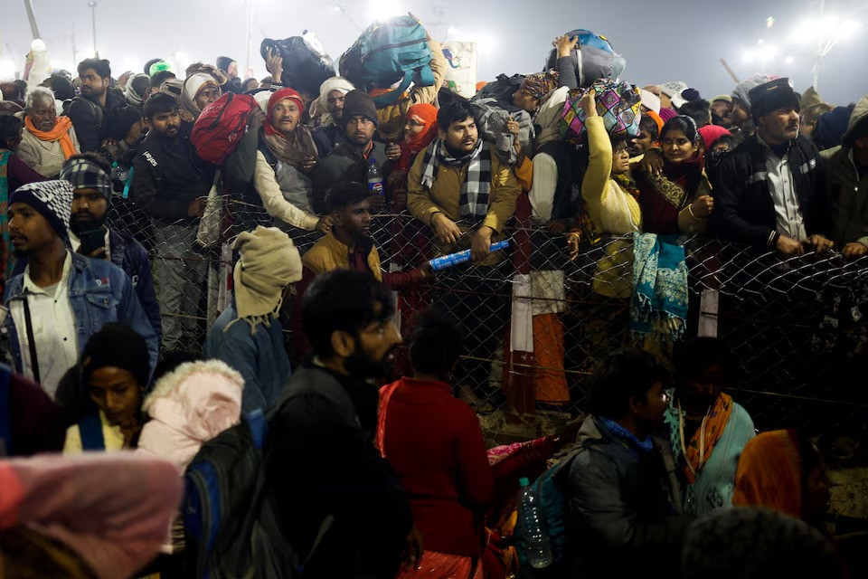 devotees leave after a deadly stampede before the second shahi snan grand bath at the kumbh mela or the pitcher festival in prayagraj previously known as allahabad india on january 29 2025 photo reuters