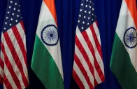 us and indian flags are displayed ahead of a meeting between indian external affairs minister s jaishankar and us secretary of state marco rubio not pictured at the lotte new york palace hotel on the sidelines of the 80th united nations general assembly in new york city us september 22 2025 photo reuters file