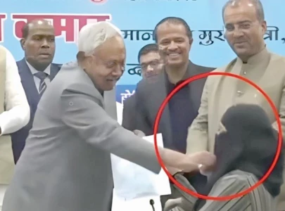 fury as bihar cm forcibly removes muslim woman s niqab fury as bihar cm forcibly removes muslim woman s niqab