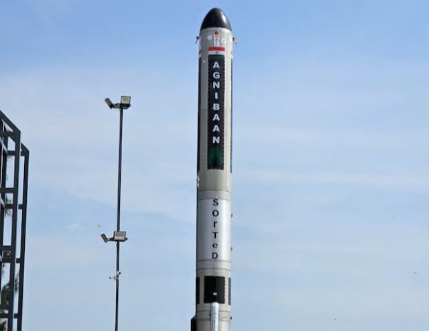 agnibaan suborbital technological demonstrator sorted vehicle is seen at agnikul s launchpad at satish dhawan space center in sriharikota india on november 28 2022 photo reuters agnibaan suborbital technological demonstrator sorted vehicle is seen at agnikul s launchpad at satish dhawan space center in sriharikota india on november 28 2022 photo reuters