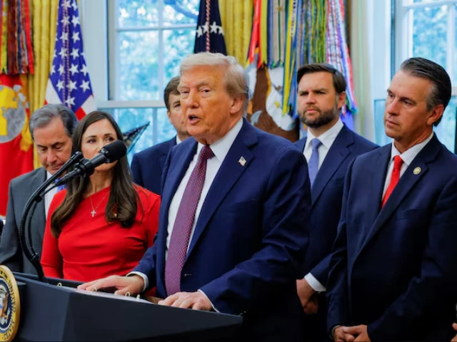 us president donald trump replies to a question during an event to announce that the space force command will move from colorado to alabama in the oval office at the white house in washington d c u s september 2 2025 photo reuters us president donald trump replies to a question during an event to announce that the space force command will move from colorado to alabama in the oval office at the white house in washington d c u s september 2 2025 photo reuters