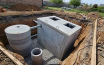 underground septic tank installed to prevent sewage contamination of groundwater photo asif mehmood underground septic tank installed to prevent sewage contamination of groundwater photo asif mehmood