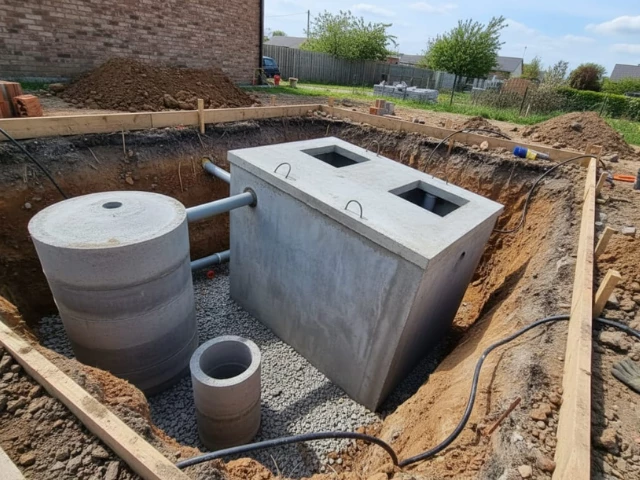 underground septic tank installed to prevent sewage contamination of groundwater photo asif mehmood