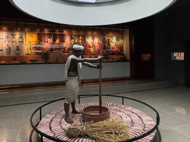 Newly inaugurated galleries inside Harappa Museum showcasing ancient heritage. Photo: Express