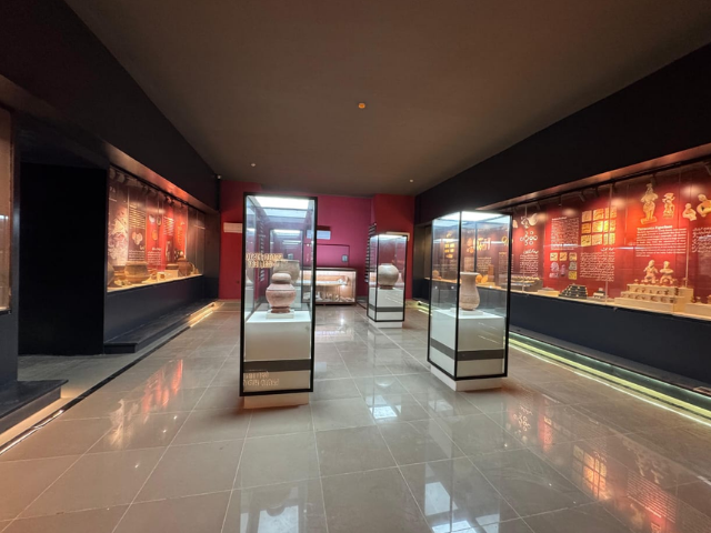 Newly inaugurated galleries inside Harappa Museum showcasing ancient heritage. Photo: Express