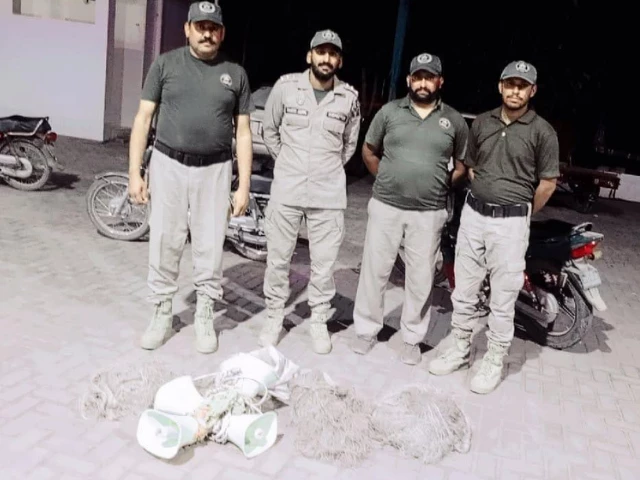 punjab wildlife officials present confiscated equipment seized during raids against illegal hunting photo express punjab wildlife officials present confiscated equipment seized during raids against illegal hunting photo express