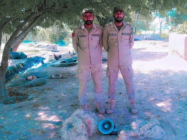 Punjab Wildlife staff conducting crackdown operations against violators of the Wildlife Act. Photo: Express