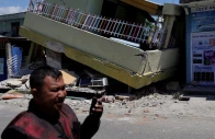 a collapsed building in the aftermath of an earthquake in reok east nusa tenggara province indonesia august 18 2026 photo reuters
