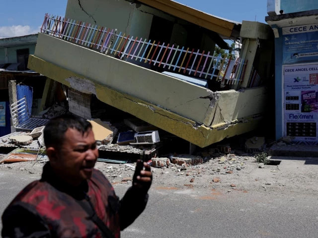 a collapsed building in the aftermath of an earthquake in reok east nusa tenggara province indonesia august 18 2026 photo reuters a collapsed building in the aftermath of an earthquake in reok east nusa tenggara province indonesia august 18 2026 photo reuters
