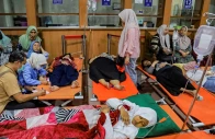 students rest while receiving treatment for food poisoning at the regional general hospital after eating government sponsored free school meals in sidoarjo east java province indonesia september 2 2026 photo reuters