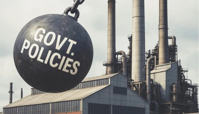 industrial growth slows down