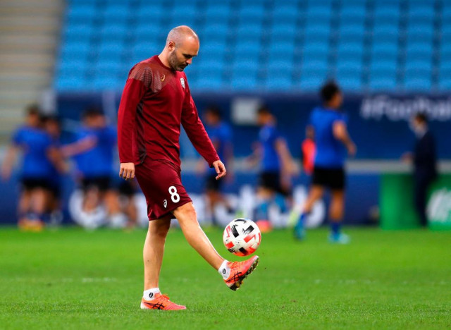 iniesta to leave japan s kobe but determined to play on iniesta to leave japan s kobe but determined to play on
