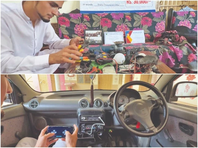 muhammad subhan 19 showcases the hand gesture based mobile app that lets him drive a car without touching the wheel photo express muhammad subhan 19 showcases the hand gesture based mobile app that lets him drive a car without touching the wheel photo express