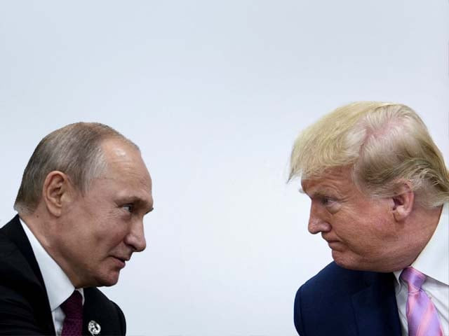donald trump attends a meeting with vladimir putin during the g20 summit photo afp