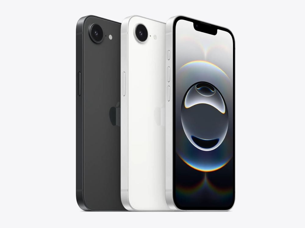 unlike its predecessor the iphone 16e no longer features the touch id home button or thick bezels around the screen photo apple