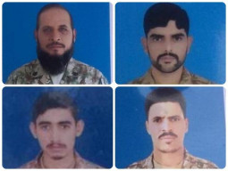 four soldiers martyred as military vehicle falls into ravine in ajk
