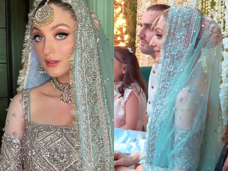 neha rajpoot shahbaz taseer tie the knot in a glittering nikkah ceremony